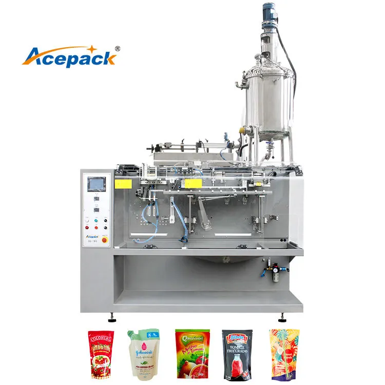 CE Certified Automatic Horizontal Pouch Packing Line for Chemicals Plastic FFS Packaging for Granules Powders Liquids Bearing - Packaging Line - foodmachtech