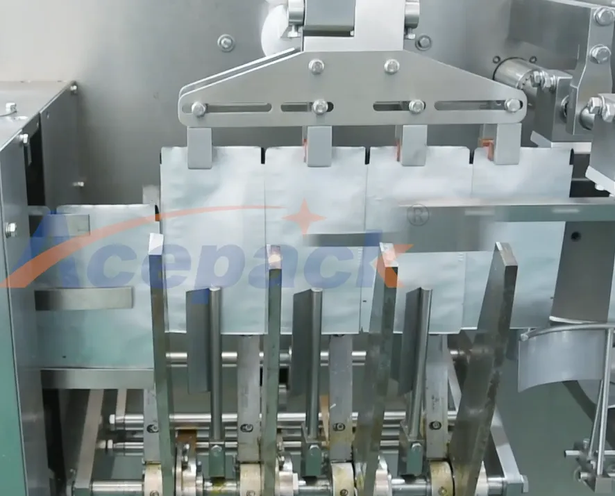 4 Side Sealing High Capacity Sachet Packing with Special Shape Side Sealing Sachet for Juice Baby Food Puree Packing Machine - Packaging Machine - foodmachtech