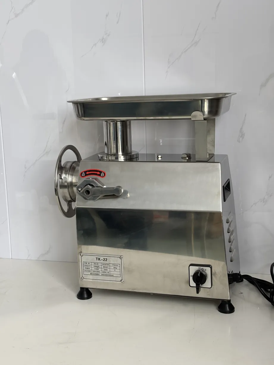 32 picadoras de carne fresca industrial mezclador comercial carne de cerdo equipo de molienda eléctrica máquina picadora de carne congelada nueva - Máquina de molienda y mezcla - foodmachtech