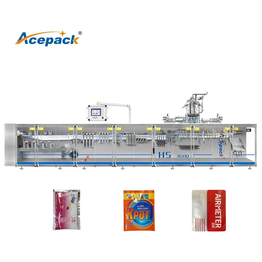 4 Side Sealing High Capacity Sachet Packing with Special Shape Side Sealing Sachet for Juice Baby Food Puree Packing Machine - Packaging Machine - foodmachtech