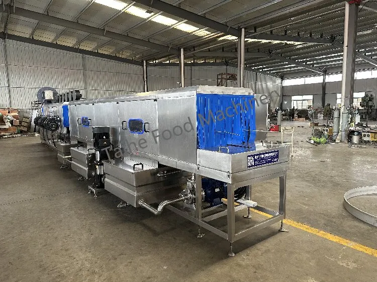 Automática Commercial Plastic Pallet Basket Crate Tunnel Washer Turnover Basket Cleaning Washing Machine máquina de lavar roupa cesta - Lavagem do túnel - foodmachtech