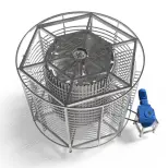 HighEfficirnt Congelatore a spirale di grande capacità 5000kg IQF Freezer Chast Chiller Shock Freezer PLC Frutti di mare/Pesce/Gamberetti - Congelatore industriale - foodmachtech