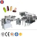 Linha De Produção De Sorvete Totalmente Automática Completa Linha De Produção De Picolé De Sorvete - Misturador creme - foodmachtech