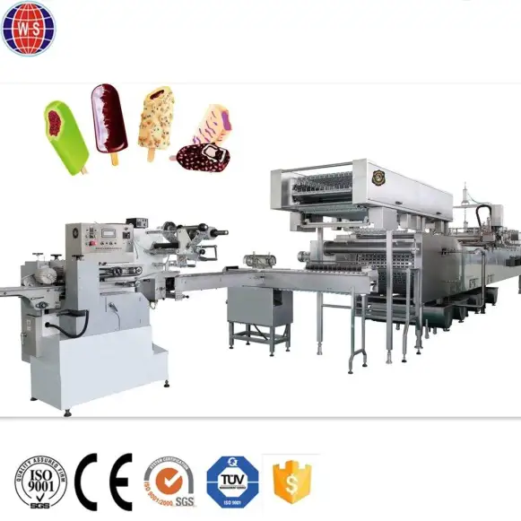 Linha De Produção De Sorvete Totalmente Automática Completa Linha De Produção De Picolé De Sorvete