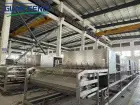 Capacidad industrial de múltiples capas continua automática de la producción en masa 2 T/h del secador de la correa de la malla para la fruta y verdura - Secadora - foodmachtech