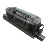 HighEfficirnt Congelatore a spirale di grande capacità 5000kg IQF Freezer Chast Chiller Shock Freezer PLC Frutti di mare/Pesce/Gamberetti - Congelatore industriale - foodmachtech