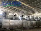 Capacidad industrial de múltiples capas continua automática de la producción en masa 2 T/h del secador de la correa de la malla para la fruta y verdura - Secadora - foodmachtech