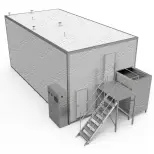 Linha de Processamento Congelado Automático IQF Vegetal Fruta Marisco Carne Congelador 1000 KG/H Congelamento de Alta Velocidade para Camarão - Congelador industrial - foodmachtech