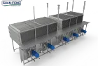 Linha de Processamento Congelado Automático IQF Vegetal Fruta Marisco Carne Congelador 1000 KG/H Congelamento de Alta Velocidade para Camarão - Congelador industrial - foodmachtech