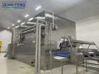 Linha de Processamento Congelado Automático IQF Vegetal Fruta Marisco Carne Congelador 1000 KG/H Congelamento de Alta Velocidade para Camarão - Congelador industrial - foodmachtech