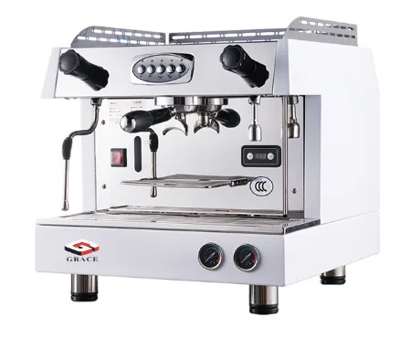 Nuevo tipo de carcasa de acero inoxidable eléctrico Máquina de café espresso comercial profesional 6L Caldera semiautomática de un solo grupo - Máquina de café - foodmachtech