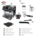 Nuevo tipo de carcasa de acero inoxidable eléctrico Máquina de café espresso comercial profesional 6L Caldera semiautomática de un solo grupo - Máquina de café - foodmachtech