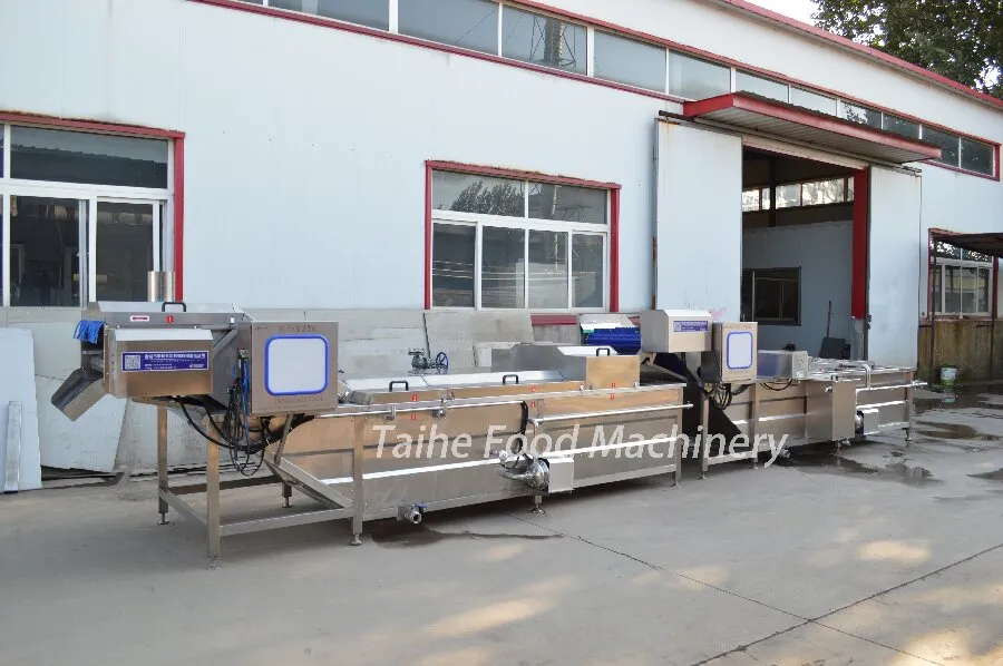 Equipo de la máquina de blanqueamiento vegetal para la retención del color y el blanqueamiento en el procesamiento de frutas y verduras - Máquina de limpieza - foodmachtech