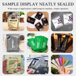 High Speed Wheat Flourl Pack Machine Powder Filling Machine Tube 100 Gram Powder Back Seal Screw Type Packaging Machine - Packaging Machine - foodmachtech