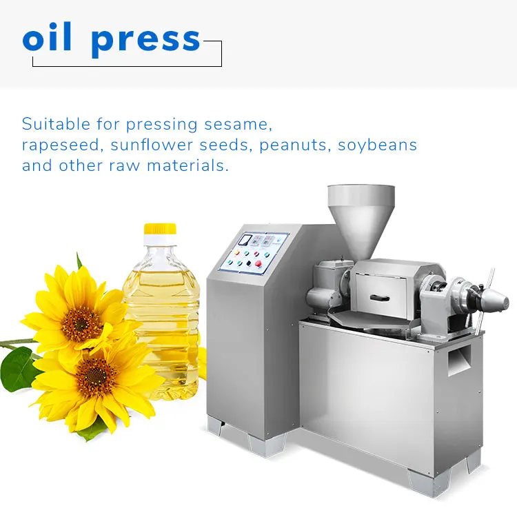 Erdnussöl-Pressen-Maschine zur Herstellung von Sojabohnen-Öl-Extraktion - Kaltpresse-Maschine - foodmachtech