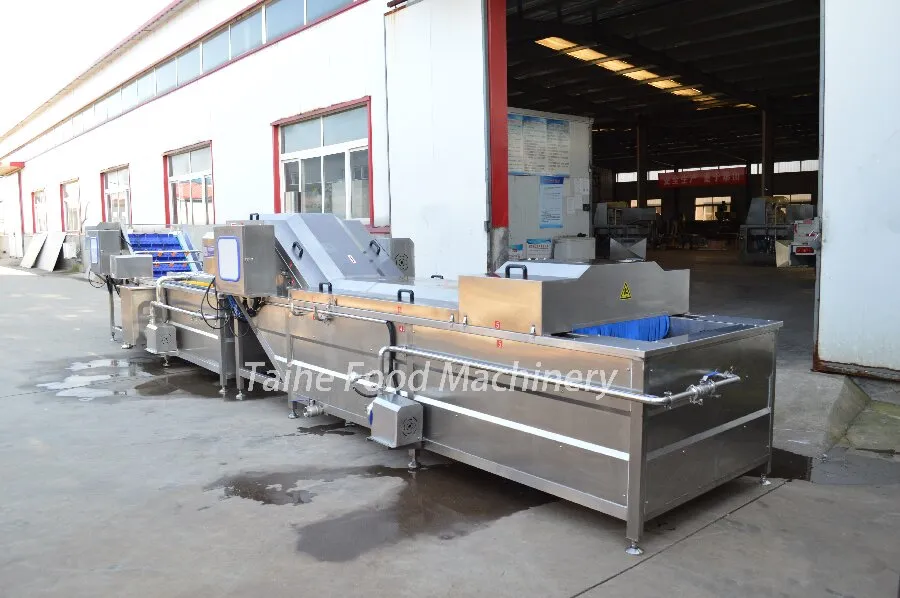 Equipo de la máquina de blanqueamiento vegetal para la retención del color y el blanqueamiento en el procesamiento de frutas y verduras - Máquina de limpieza - foodmachtech