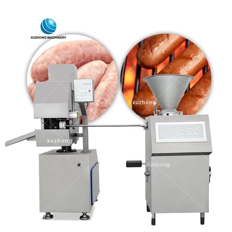 Wurst maschine Automatische Edelstahl Wurst Stuffer Hühner wurst Maschine - Wurstfüller - foodmachtech