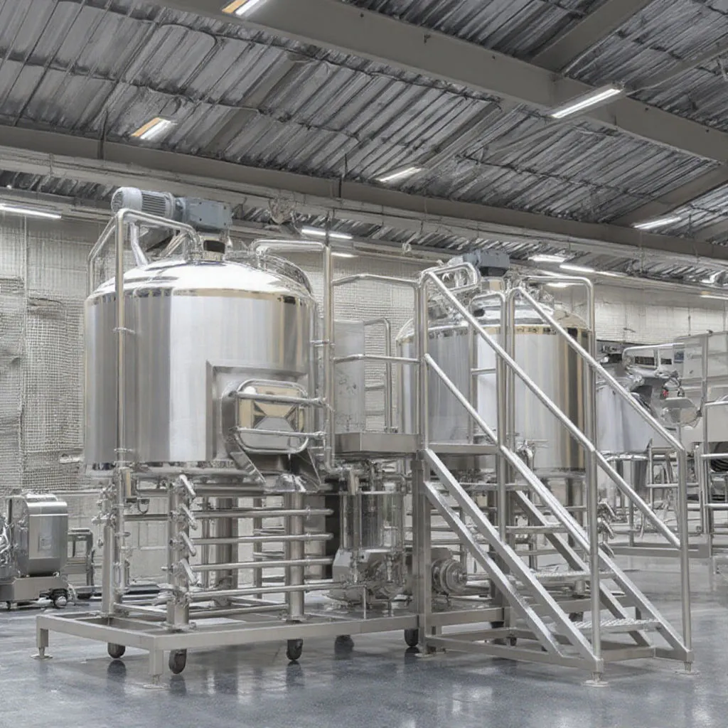 SUS 304 Cerveza Fermentación BBT Tanque Nueva Condición 200L-2000L Ron Alcohol Craft Beer Pump Core Distiller 100L-500L Opciones - Unidad de destilación multi-efecto - foodmachtech