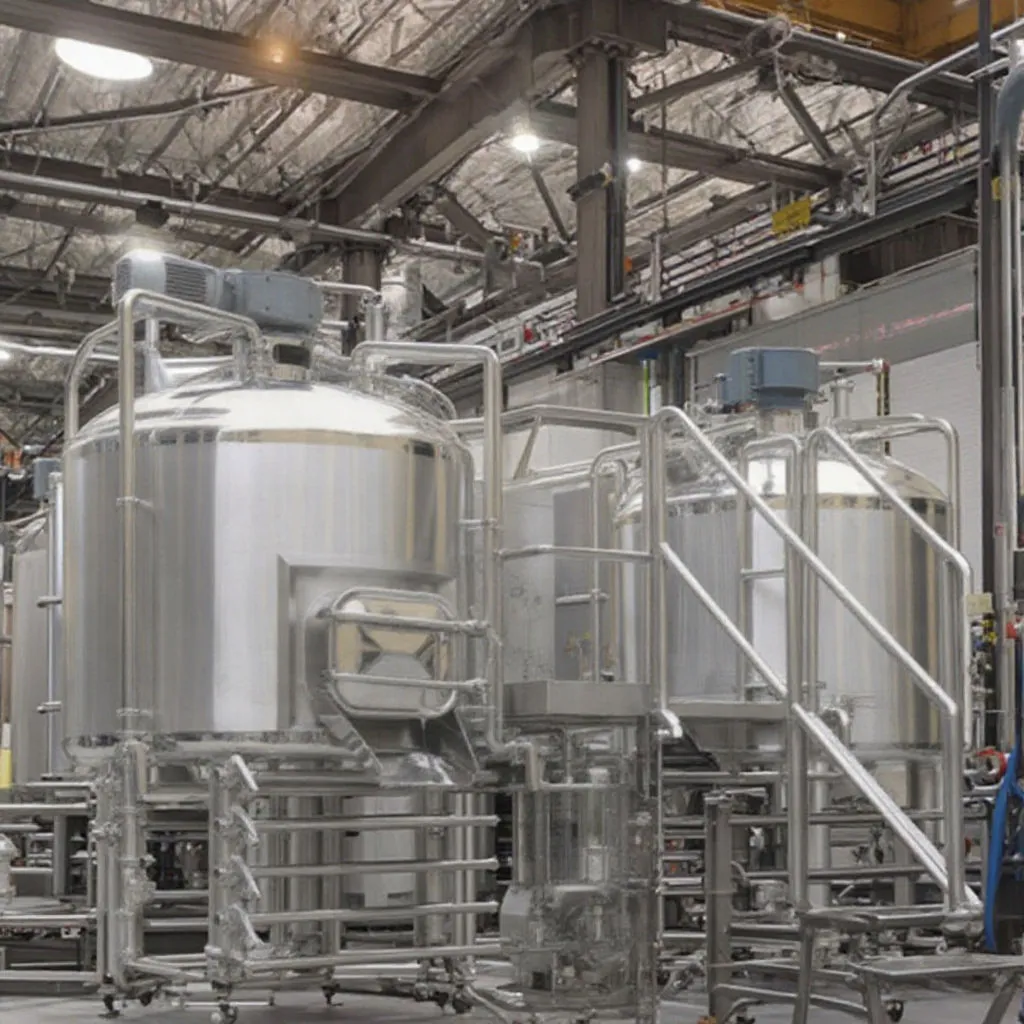 SUS 304 Cerveza Fermentación BBT Tanque Nueva Condición 200L-2000L Ron Alcohol Craft Beer Pump Core Distiller 100L-500L Opciones - Unidad de destilación multi-efecto - foodmachtech