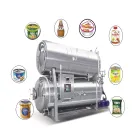 Esterilizador de procesamiento de alta presión de salchicha de carne de retorta de inmersión en agua personalizada - Pot de esterilización - foodmachtech