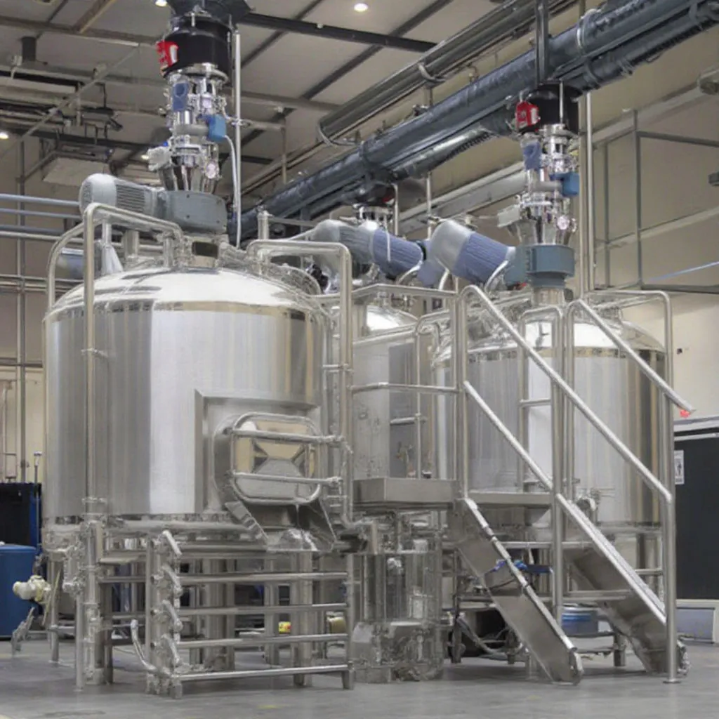 SUS 304 Cerveza Fermentación BBT Tanque Nueva Condición 200L-2000L Ron Alcohol Craft Beer Pump Core Distiller 100L-500L Opciones - Unidad de destilación multi-efecto - foodmachtech