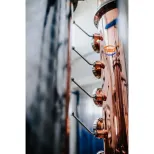 CE-zertifizierte Hochwertige Kupfertopf-Destillation maschine für die Whisky-Destillation | Kupfer brenner für den Heim-und Gewerbe gebrauch - Multi-Effekt-Destillation einheit - foodmachtech
