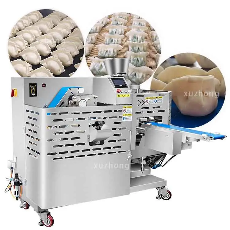 Máy làm bánh bao Trung Quốc tự động hoàn toàn hiệu quả cao Máy làm bánh bao gyoza Máy làm bánh bao pelmeni pierogi gyoza - Máy làm bánh bao - foodmachtech