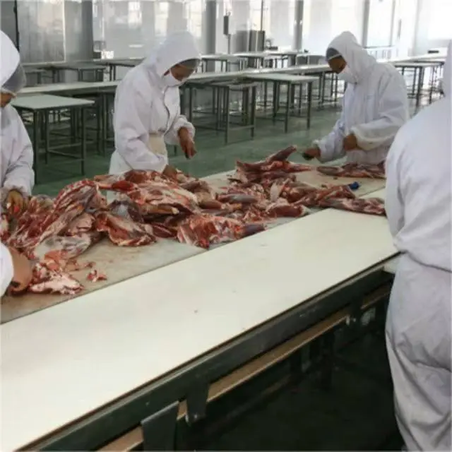 Высокоэффективная линия для обвалки и порционирования мяса со структурой из нержавеющей стали для переработки говядины, свинины, баранины и птицы - Сепаратор мяса и костей - foodmachtech