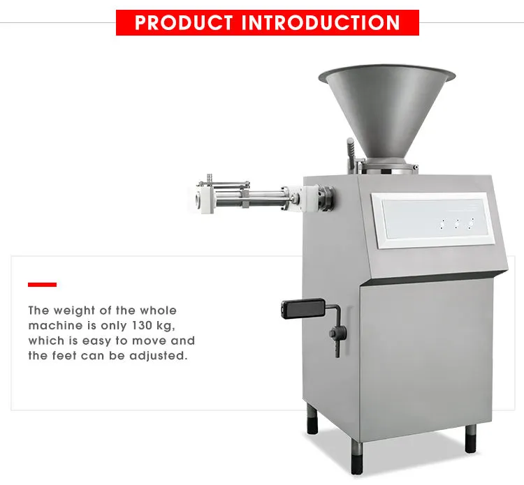 Industrielle Wurst-Füll maschine Elektrische Wurst-Stuffer-Wurst-Produktions linie - Wurstfüller - foodmachtech