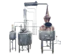 TW Destilador de aceites esenciales Calefacción eléctrica de varias partes de plantas y árboles (flores, hojas, corteza) - Unidad de destilación multi-efecto - foodmachtech