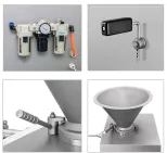 Wurst maschine Automatische Edelstahl Wurst Stuffer Hühner wurst Maschine - Wurstfüller - foodmachtech