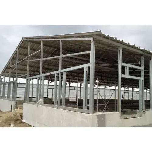 Mobile Chicken House Steel Structure Poultry Shed Workshop Building Customize Steel Parts for Equipment
