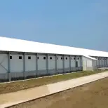 새로운 디자인 가벼운 강철 농장 집 건물 가금류 닭 똥 가금류 육계 집 - Nef 에너지 절약 가금류 하우스 - foodmachtech