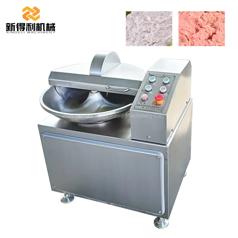 El ZB-20 pequeño comercial completamente automático picadora de carne es adecuado para carne y verduras - Cortador de tazón - foodmachtech