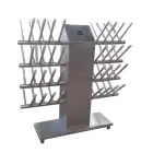 ブーツの乾燥と消毒のための電気ステンレス鋼シューズラック - スマート倉庫ラッキングシステム - foodmachtech
