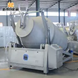 Customizable large fully automatic vacuum hydraulic tumbling machine for marinating beef mutton and fish slices model GRY-3600 - Tumbler - foodmachtech