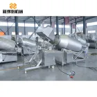 Customizable stainless steel fully automatic vacuum tumbling machine 1000L chicken and duck meat curing equipment model GRY-1000 - Tumbler - foodmachtech