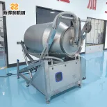 Customizable stainless steel fully automatic vacuum tumbling machine 1000L chicken and duck meat curing equipment model GRY-1000 - Tumbler - foodmachtech