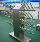ブーツの乾燥と消毒のための電気ステンレス鋼シューズラック - スマート倉庫ラッキングシステム - foodmachtech