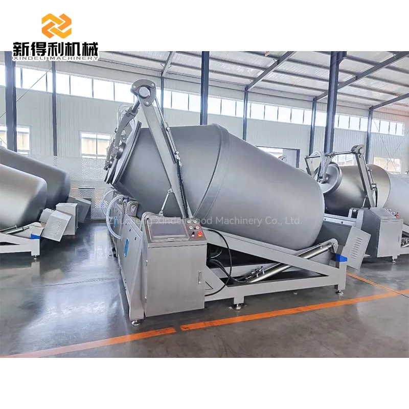 Customizable large fully automatic vacuum hydraulic tumbling machine for marinating beef mutton and fish slices model GRY-3600 - Tumbler - foodmachtech