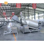 Customizable fully automatic variable frequency inclined vacuum tumbling machine fish marinating equipment model GRY-1700 - Tumbler - foodmachtech