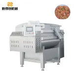 Customizable large commercial fully automatic vacuum mixer for making sausage and steamed bun fillings  model ZJB-120 - Meat Stuffing Mixer - foodmachtech