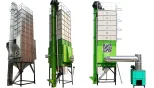 5Ton-12Ton Nova Pequena Temperatura Baixa Secador de Grãos Máquina com Diesel Forno de Carvão Queimador Eletricidade Forno Casca Fogão - Secador - foodmachtech