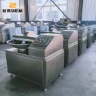 Customizable commercial stainless steel fish ball and ginger powder automatic high-speed chopping and mixing machine model ZB-40 - Bowl Cutter - foodmachtech