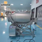 Customizable stainless steel fully automatic vacuum tumbling machine 1000L chicken and duck meat curing equipment model GRY-1000 - Tumbler - foodmachtech