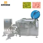 Automático tipo ZB-200 carne picada conversión de frecuencia de pescado de alta velocidad máquina de cortar de acero inoxidable comercial - Cortador de tazón - foodmachtech