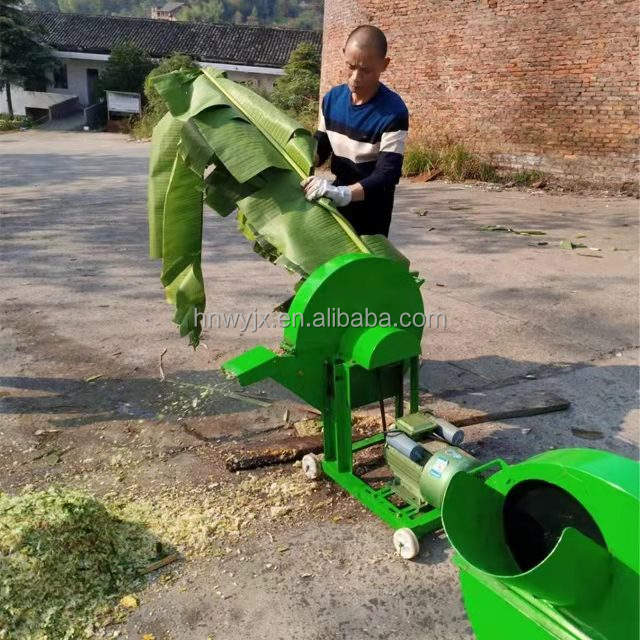 Weiyan pequeño árbol de plátano Shredder hierba ramas cortador de árbol de plátano