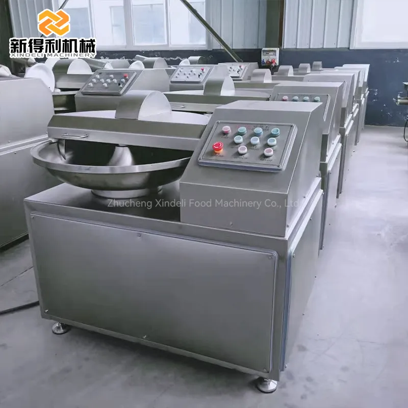 Customizable commercial stainless steel fish ball and ginger powder automatic high-speed chopping and mixing machine model ZB-40 - Bowl Cutter - foodmachtech