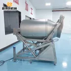 Customizable stainless steel fully automatic vacuum tumbling machine 1000L chicken and duck meat curing equipment model GRY-1000 - Tumbler - foodmachtech