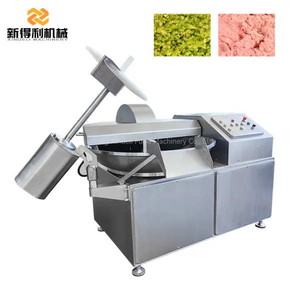 Can be customized commercial frequency conversion high-speed chopping machine chopping meat and vegetables model ZB-125